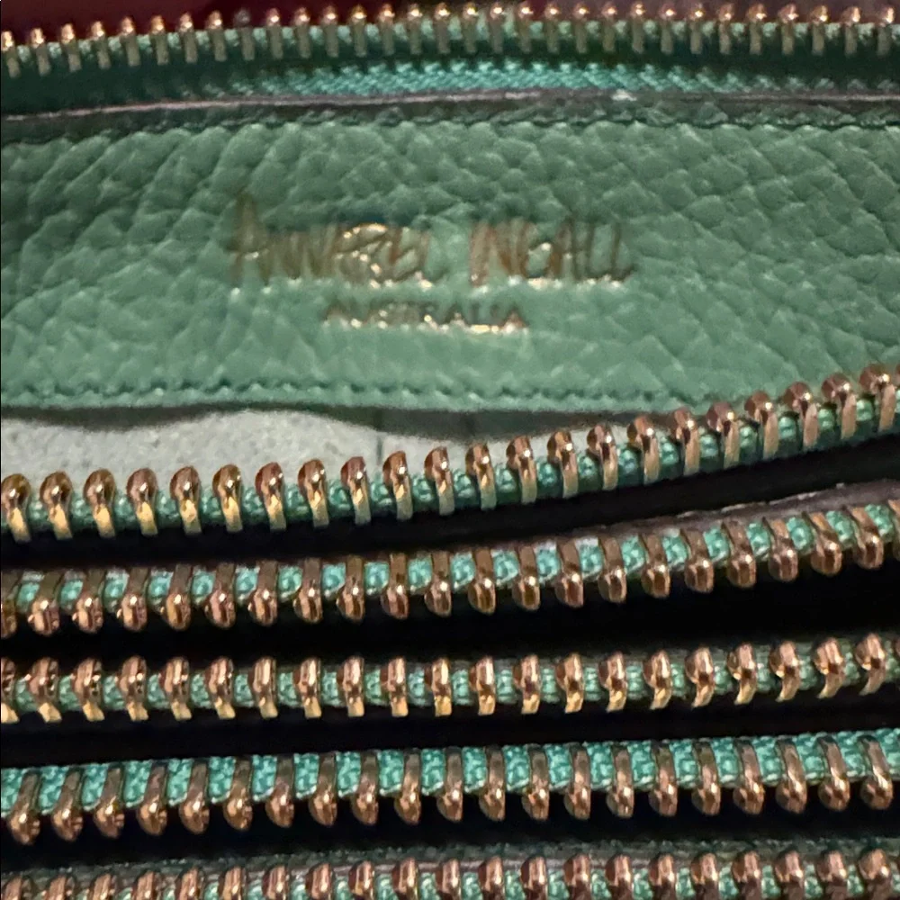Annabel Ingall Jojo Crossbody - Pistachio/Lime  Green Leather Crossbody Bag - Picture 4 of 7
